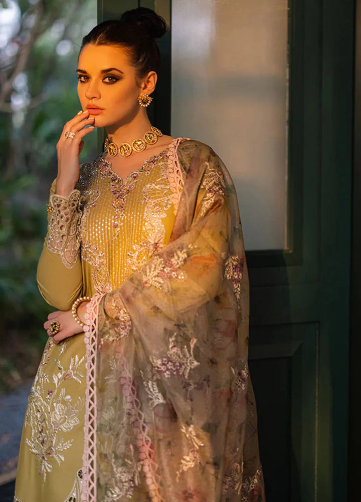 Orient Express By Mushq Embroidered Lawn Suits Unstitched 3 Piece MQ24OE D-07 Delice - Luxury Collection