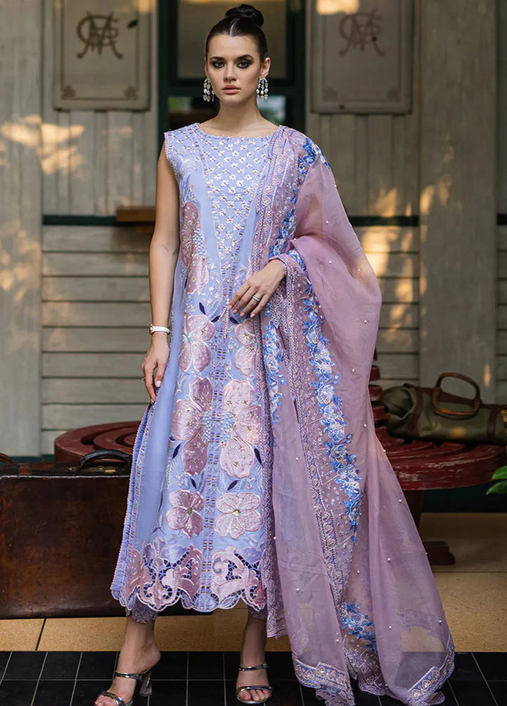 Orient Express By Mushq Embroidered Lawn Suits Unstitched 3 Piece MQ24OE D-08 Soleil - Luxury Collection