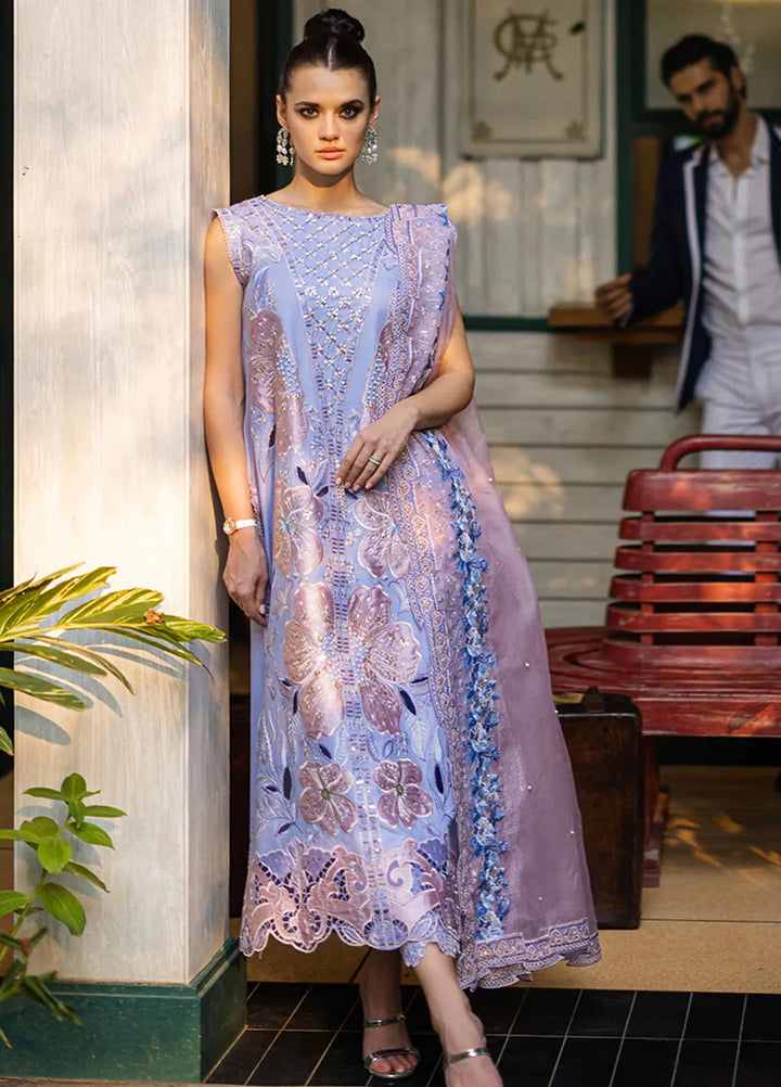 Orient Express By Mushq Embroidered Lawn Suits Unstitched 3 Piece MQ24OE D-08 Soleil - Luxury Collection