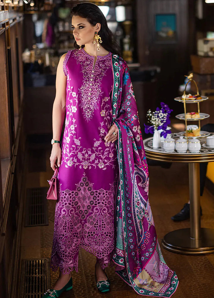 Orient Express By Mushq Embroidered Lawn Suits Unstitched 3 Piece MQ24OE D-09 Orientella - Luxury Collection