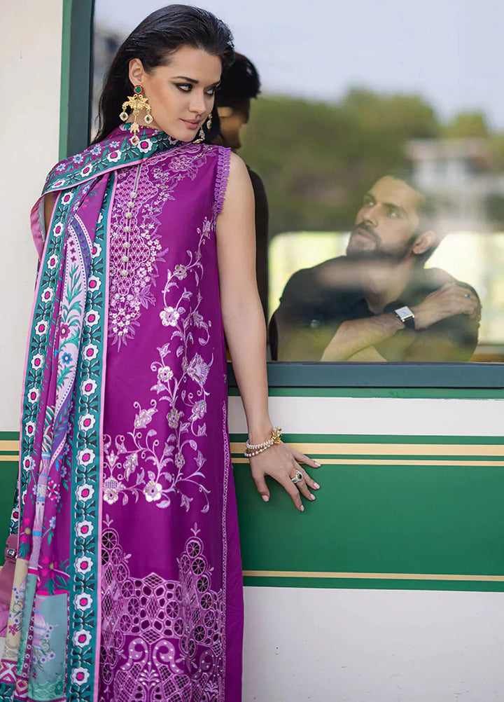 Orient Express By Mushq Embroidered Lawn Suits Unstitched 3 Piece MQ24OE D-09 Orientella - Luxury Collection