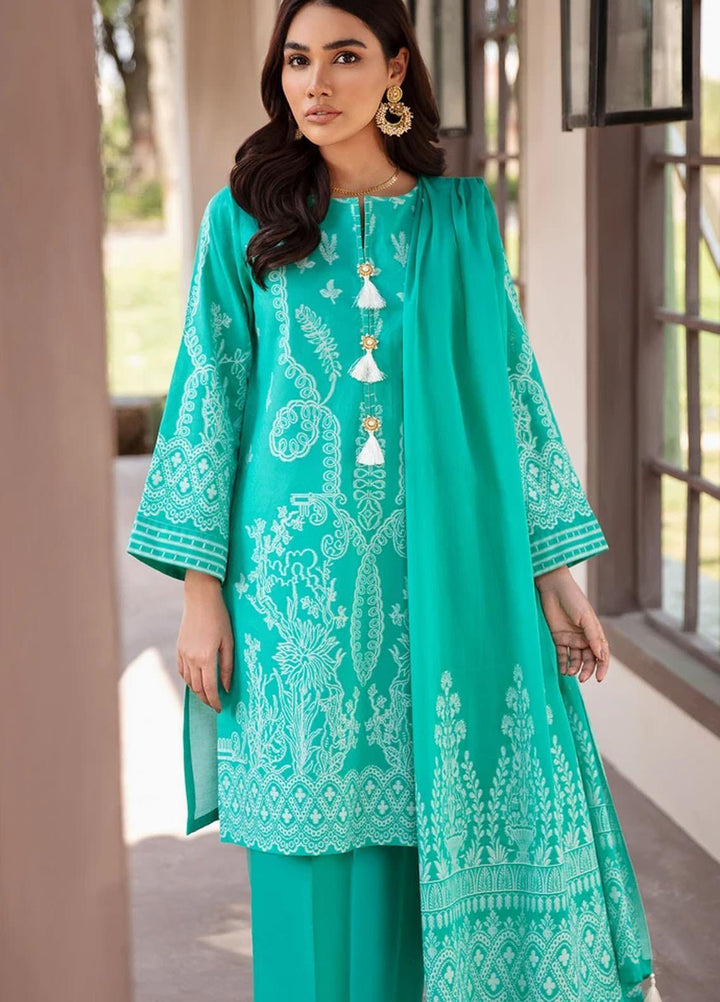 Darmiyaan by Orient Textile Embroidered Jacquard Suits Unstitched 3 Piece OT21FJ NRDS-255-Green - Festive Collection