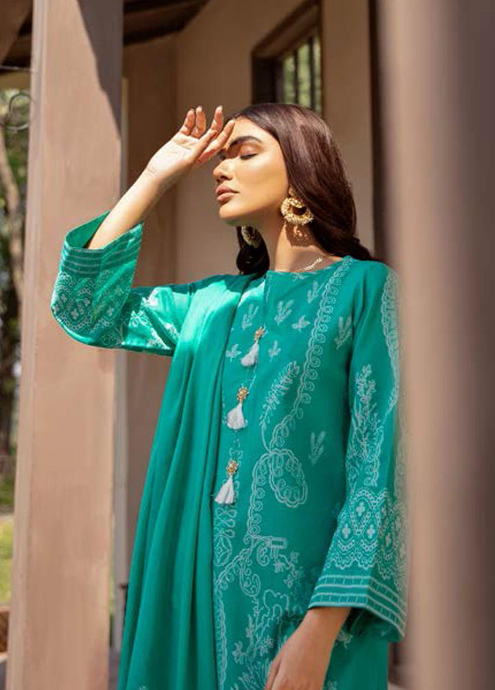Darmiyaan by Orient Textile Embroidered Jacquard Suits Unstitched 3 Piece OT21FJ NRDS-255-Green - Festive Collection
