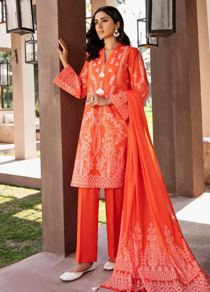 Darmiyaan by Orient Textile Embroidered Jacquard Suits Unstitched 3 Piece OT21FJ NRDS-255-Peach - Festive Collection
