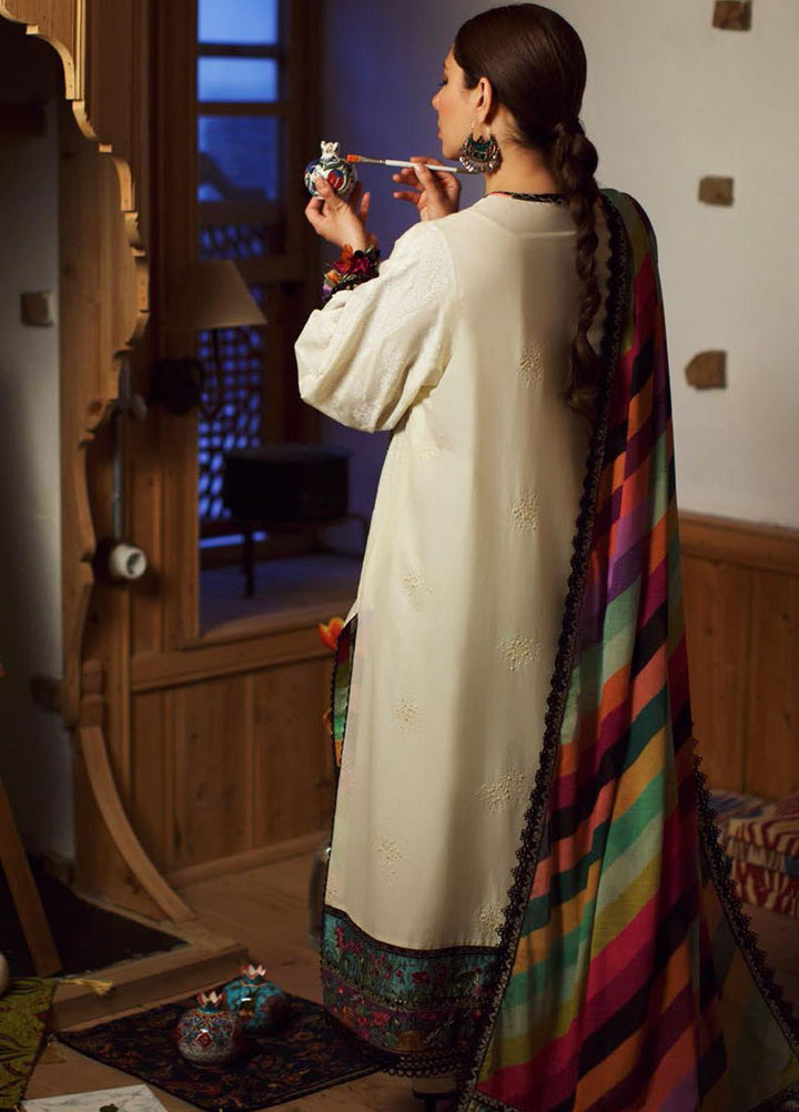 Elan Embroidered Lawn Suits Unstitched 3 Piece EL21OR EL21-03-A Nazik - Summer Collection