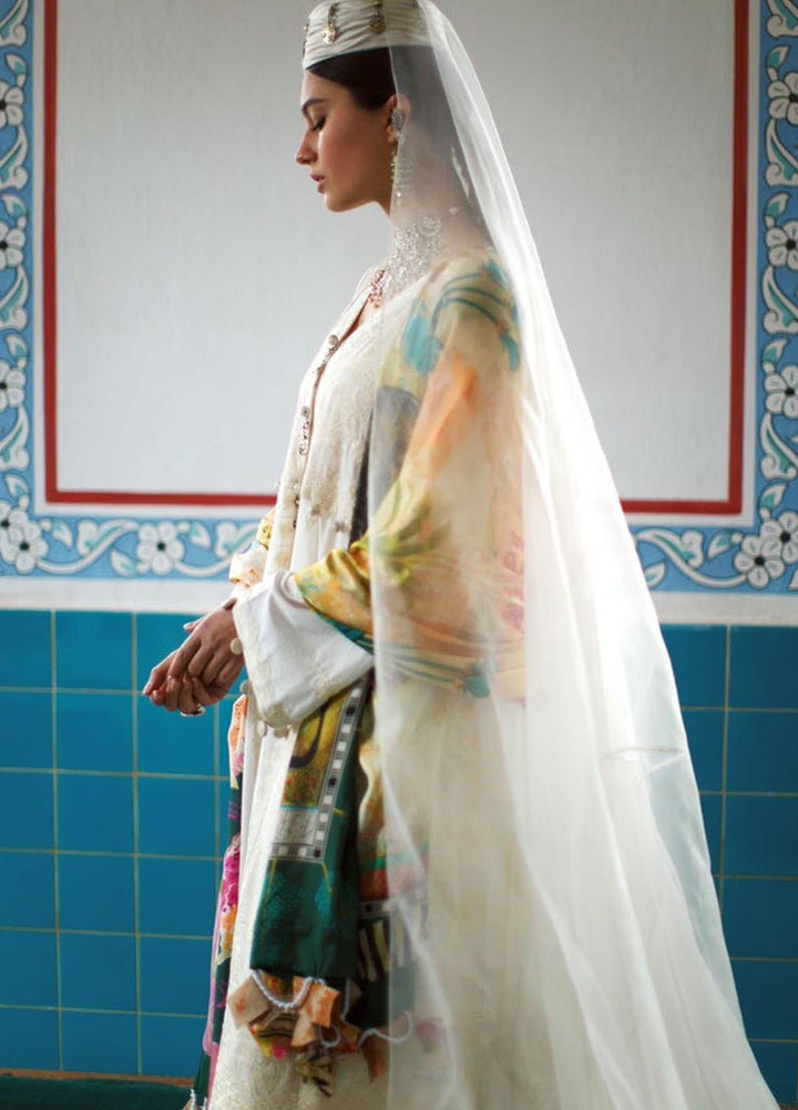 Elan Embroidered Lawn Suits Unstitched 3 Piece EL21OR EL21-15-B Aiyla - Summer Collection