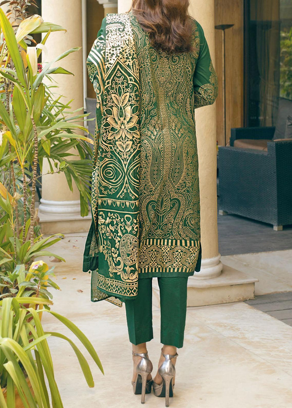 Oznur By Salitex Embroidered Lawn Suits Unstitched 3 Piece ST21-O2 00676B - Luxury Collection