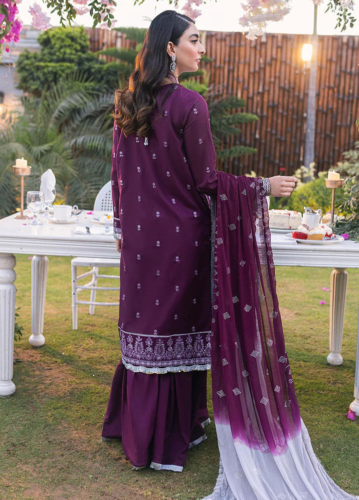 Oznur Mukesh By Salitex Embroidered Lawn Suits Unstitched 3 Piece ST23O WK-01086BUT - Festive Collection