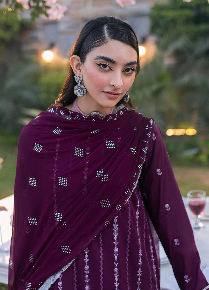 Oznur Mukesh By Salitex Embroidered Lawn Suits Unstitched 3 Piece ST23O WK-01086BUT - Festive Collection