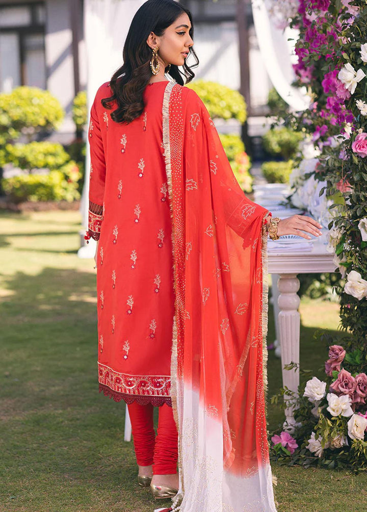 Oznur Mukesh By Salitex Embroidered Lawn Suits Unstitched 3 Piece ST23O WK-01087AUT - Festive Collection