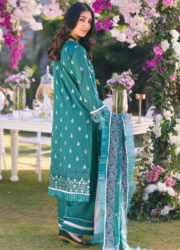 Oznur Mukesh By Salitex Embroidered Lawn Suits Unstitched 3 Piece ST23O WK-01088AUT - Festive Collection