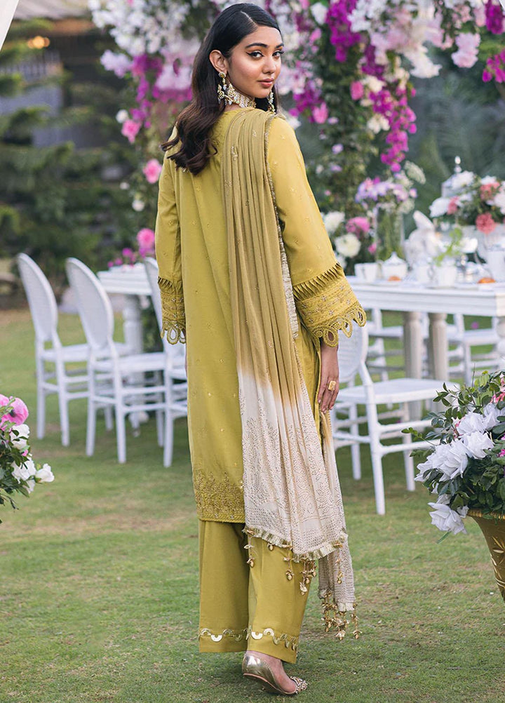 Oznur Mukesh By Salitex Embroidered Lawn Suits Unstitched 3 Piece ST23O WK-01089BUT - Festive Collection