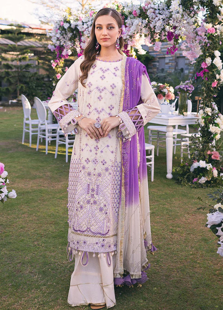 Oznur Mukesh By Salitex Embroidered Lawn Suits Unstitched 3 Piece ST23O WK-01090AUT - Festive Collection