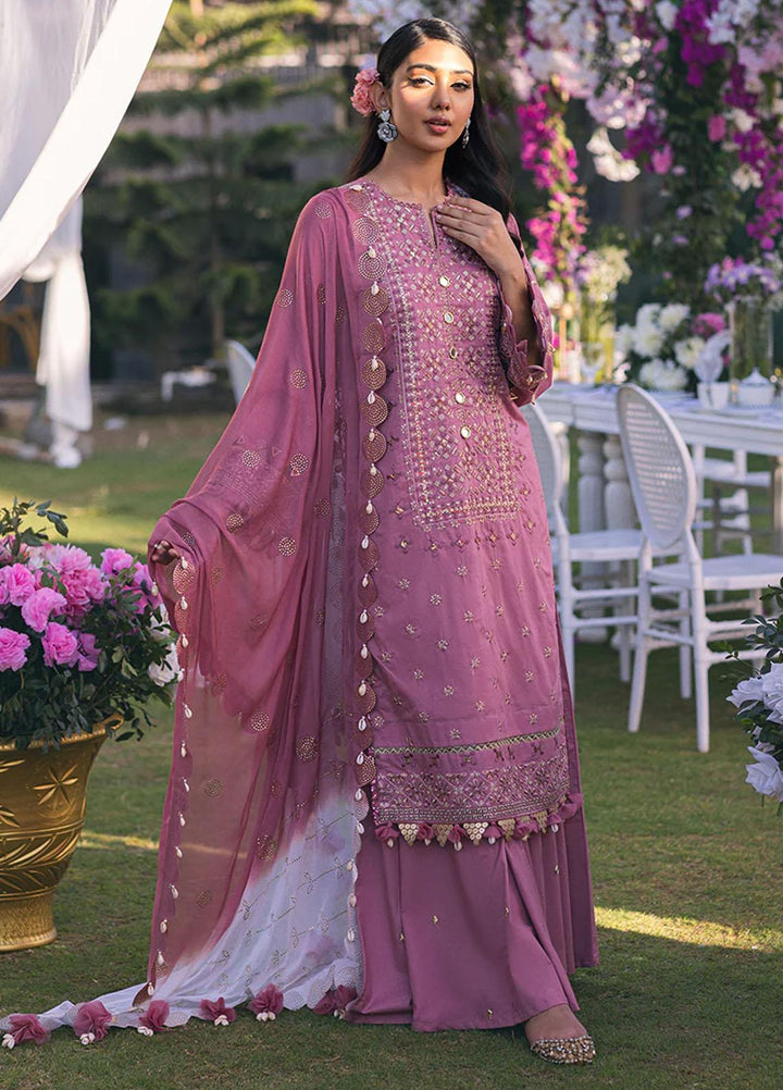 Oznur Mukesh By Salitex Embroidered Lawn Suits Unstitched 3 Piece ST23O WK-01090BUT - Festive Collection