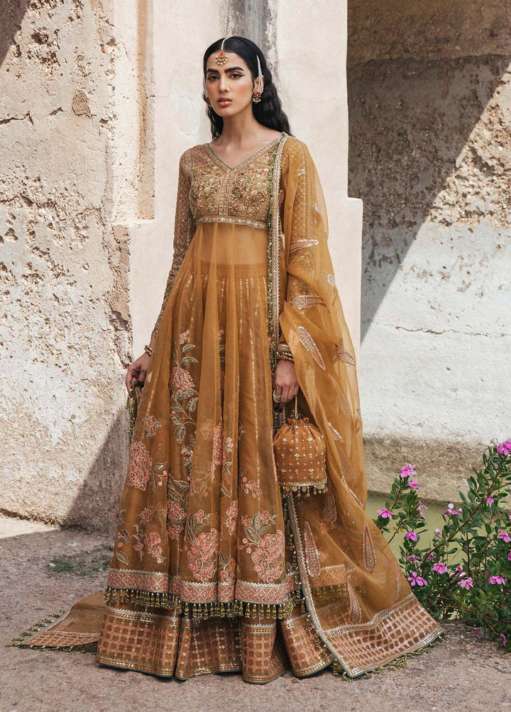 Paar by Hussain Rehar Embroidered Organza Suits Unstitched 3 Piece HRR22F Sehar - Festive Collection