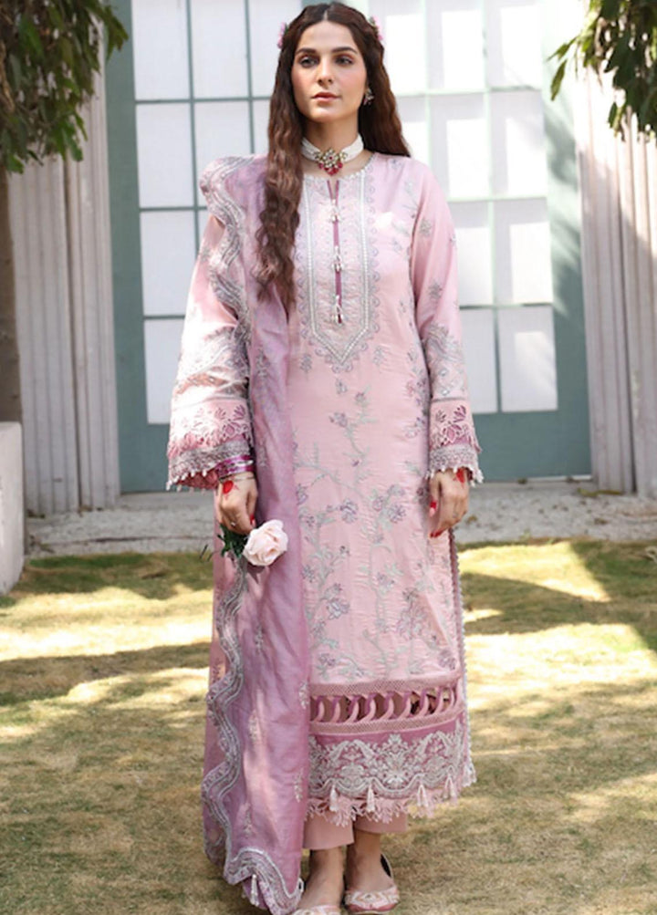 Palash By Eleshia Embroidered Lawn Suits Unstitched 3 Piece ELS23Z ABAL - Summer Collection