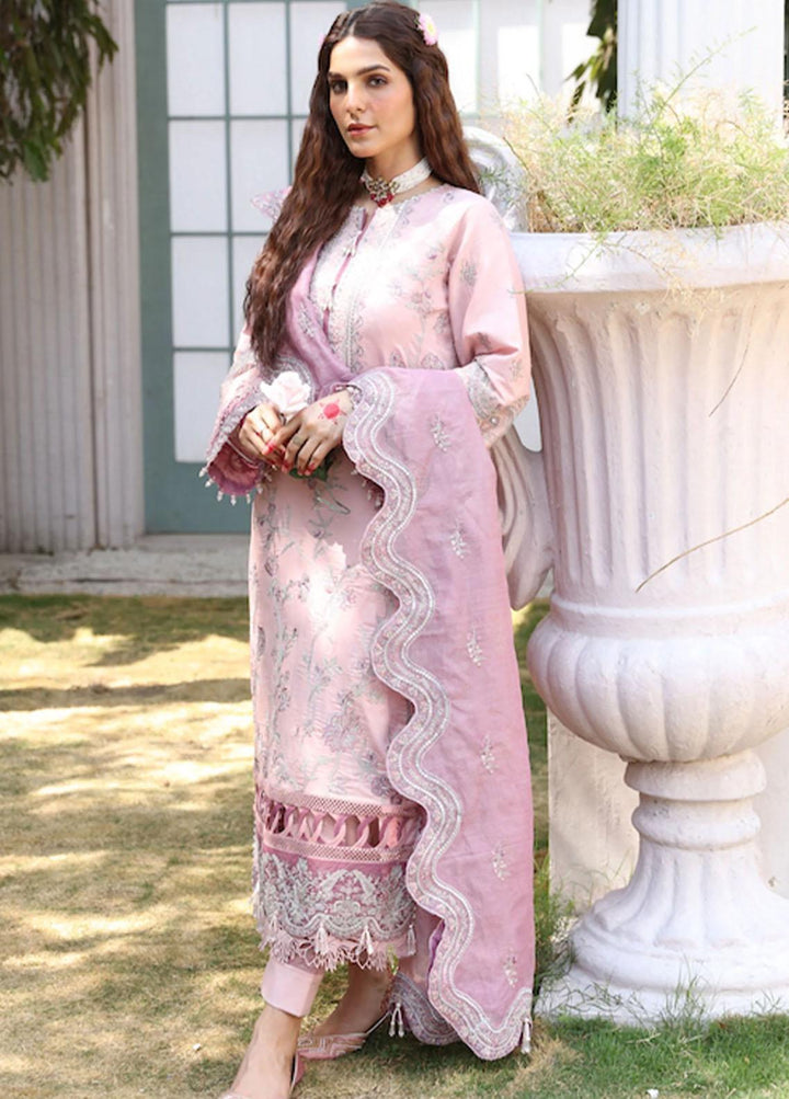 Palash By Eleshia Embroidered Lawn Suits Unstitched 3 Piece ELS23Z ABAL - Summer Collection