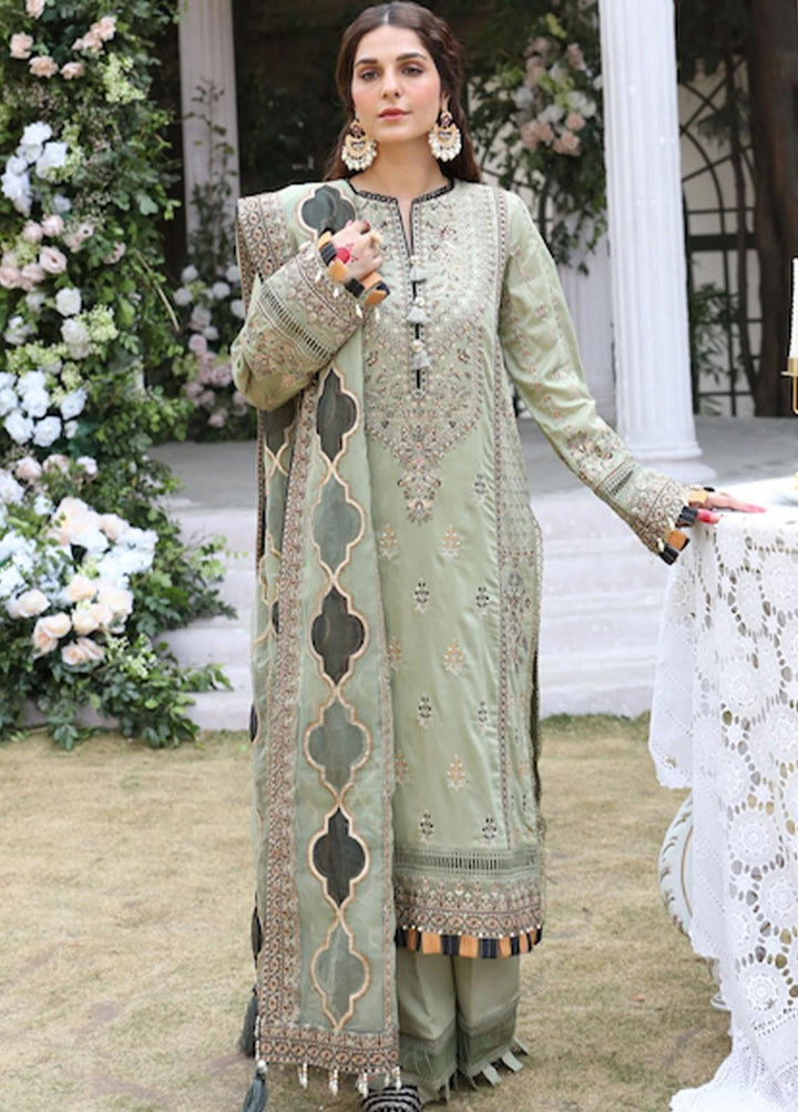 Palash By Eleshia Embroidered Lawn Suits Unstitched 3 Piece ELS23Z GOHAR-E-NAYAAB - Summer Collection
