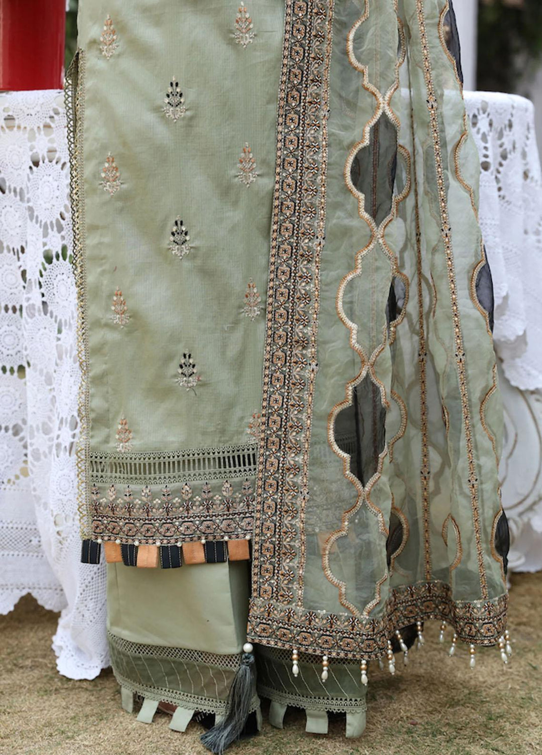 Palash By Eleshia Embroidered Lawn Suits Unstitched 3 Piece ELS23Z GOHAR-E-NAYAAB - Summer Collection