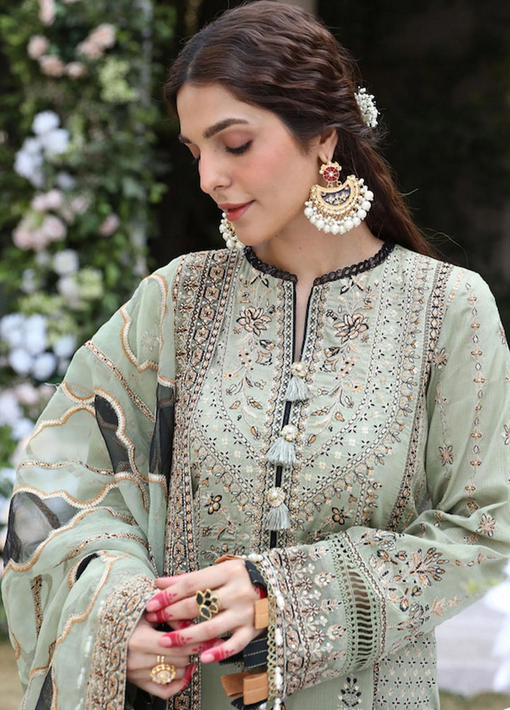 Palash By Eleshia Embroidered Lawn Suits Unstitched 3 Piece ELS23Z GOHAR-E-NAYAAB - Summer Collection