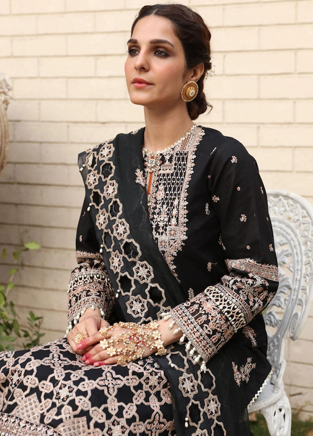 Palash By Eleshia Embroidered Lawn Suits Unstitched 3 Piece ELS23Z MAHTAB - Summer Collection
