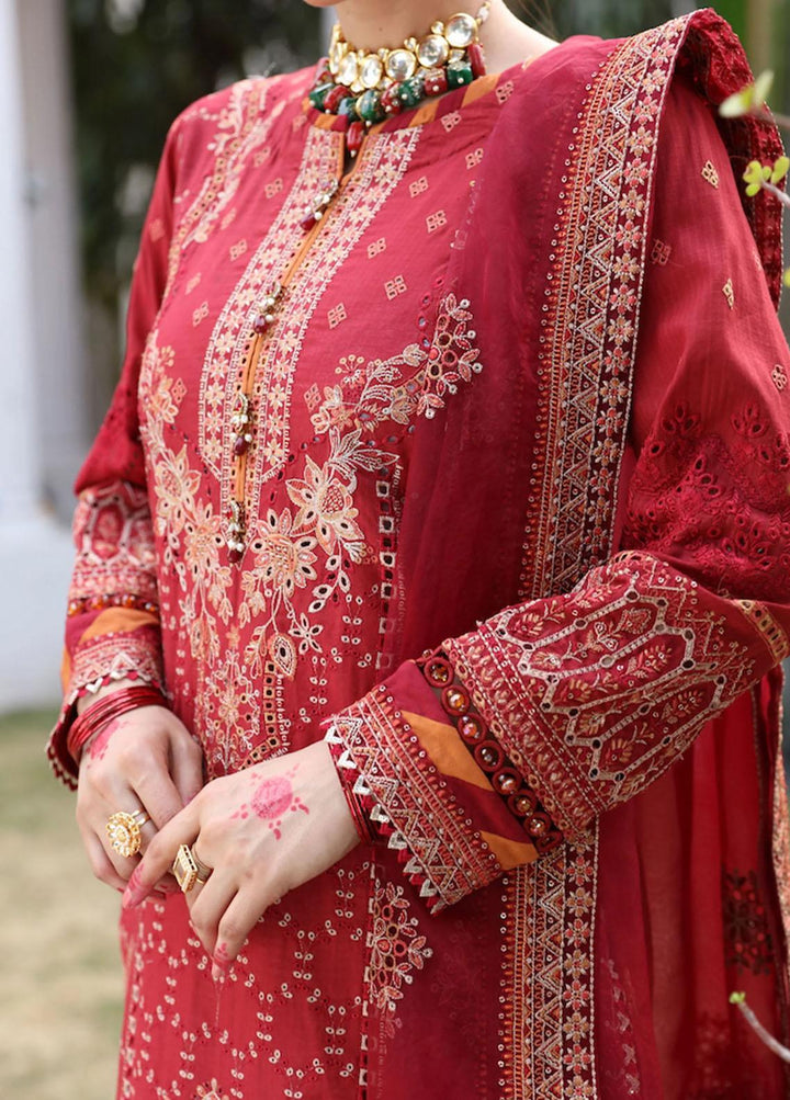 Palash By Eleshia Embroidered Lawn Suits Unstitched 3 Piece ELS23Z MARJAAN - Summer Collection