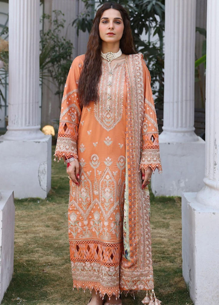 Palash By Eleshia Embroidered Lawn Suits Unstitched 3 Piece ELS23Z MEHRZAD - Summer Collection