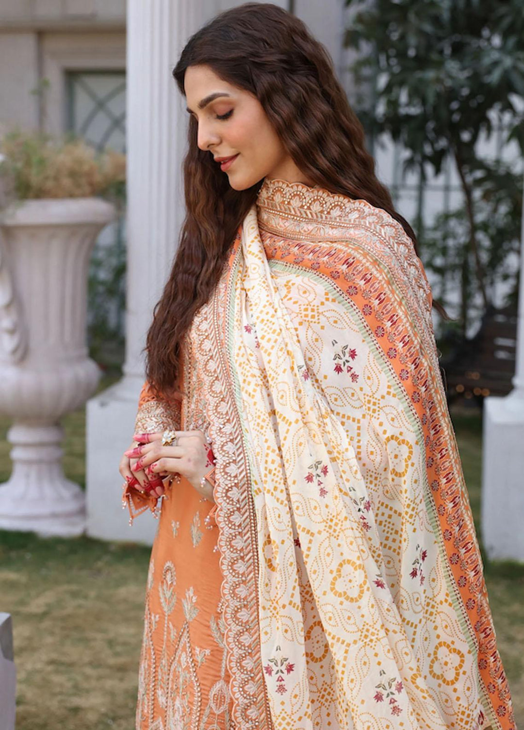Palash By Eleshia Embroidered Lawn Suits Unstitched 3 Piece ELS23Z MEHRZAD - Summer Collection