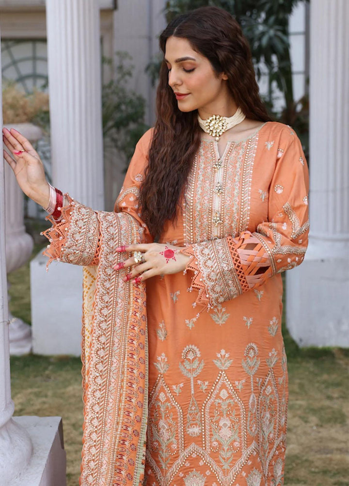 Palash By Eleshia Embroidered Lawn Suits Unstitched 3 Piece ELS23Z MEHRZAD - Summer Collection