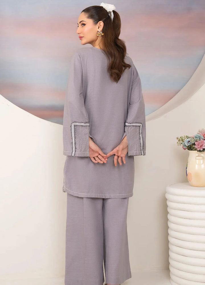 Panache Apparel Pret Casual Khaddar 3 Piece Suit Moonstone