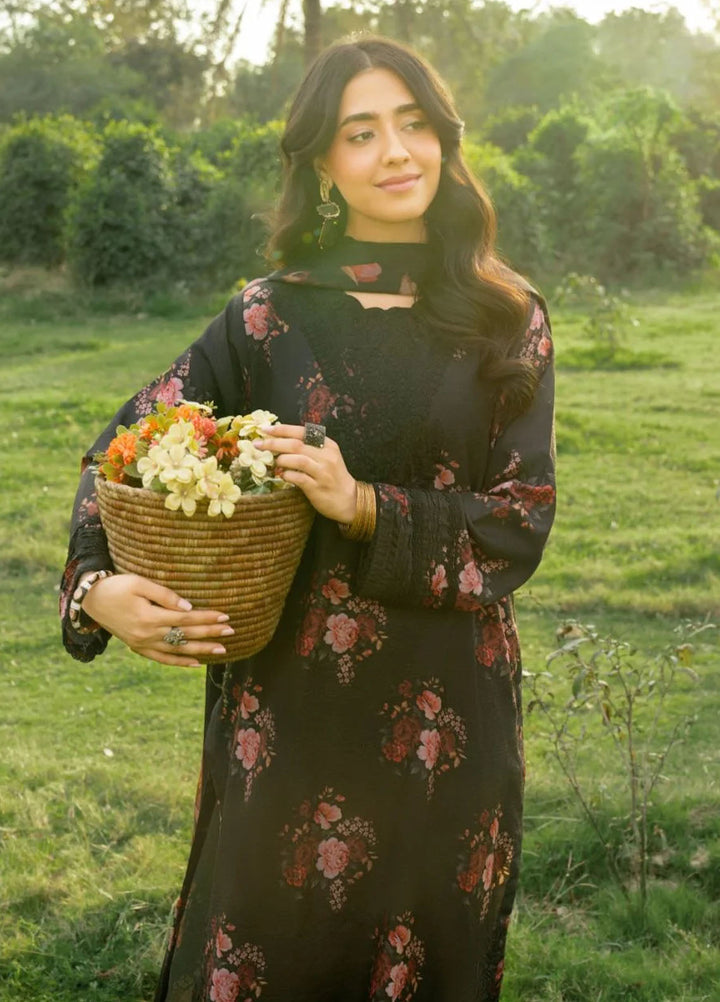 Panache Apparel Pret Embroidered Cotton Lawn 3 Piece Suit Nocturne