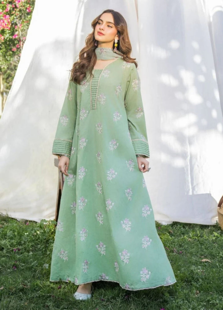 Panache Apparel Pret Embroidered Cotton Lawn 3 Piece Suit Ornate