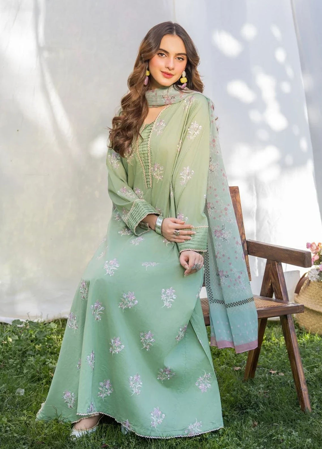 Panache Apparel Pret Embroidered Cotton Lawn 3 Piece Suit Ornate