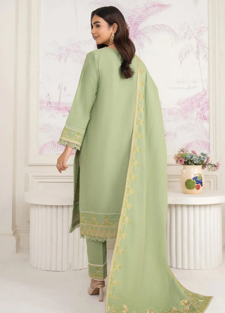 Panache Apparel Pret Embroidered Khaddar 3 Piece Suit Subtle