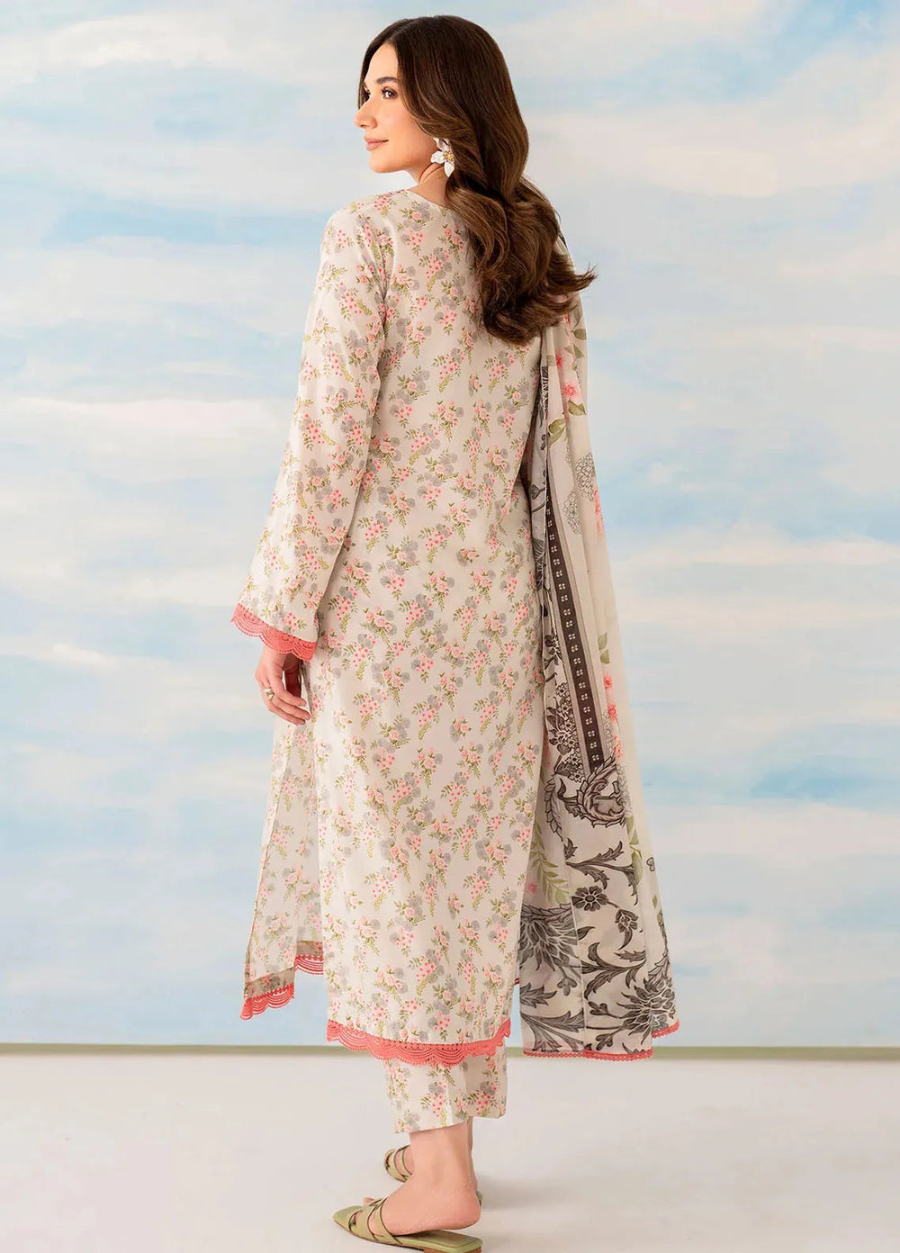 Panache Apparel Pret Embroidered Lawn 3 Piece Suit Annie