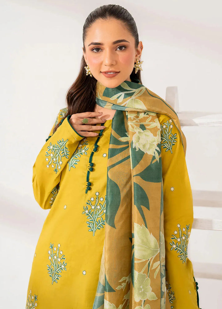 Panache Apparel Pret Embroidered Lawn 3 Piece Suit Bella