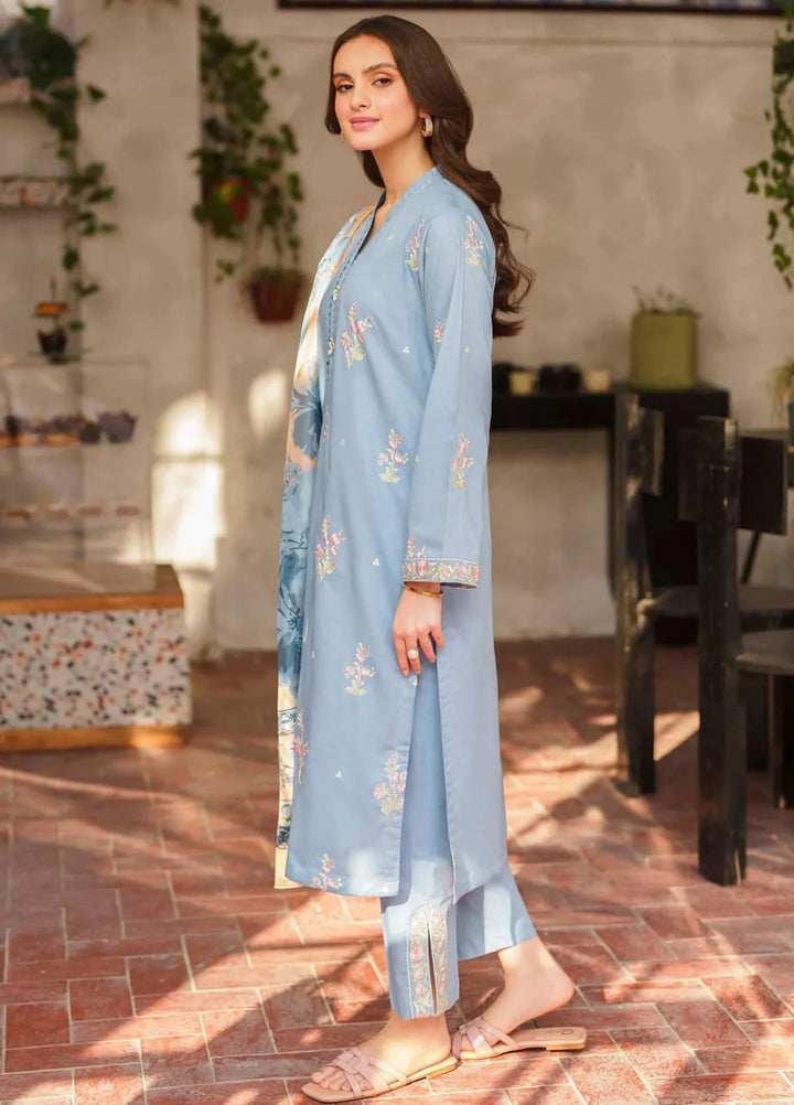Panache Apparel Pret Embroidered Lawn 3 Piece Suit Bloom