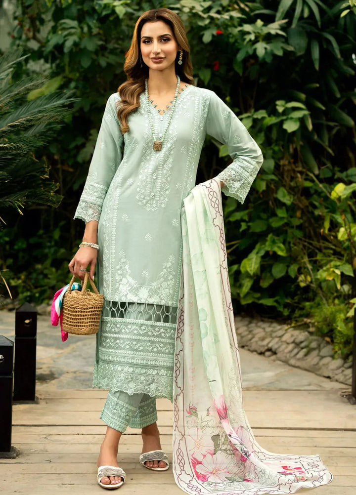 Panache Apparel Pret Embroidered Lawn 3 Piece Suit Jazmine