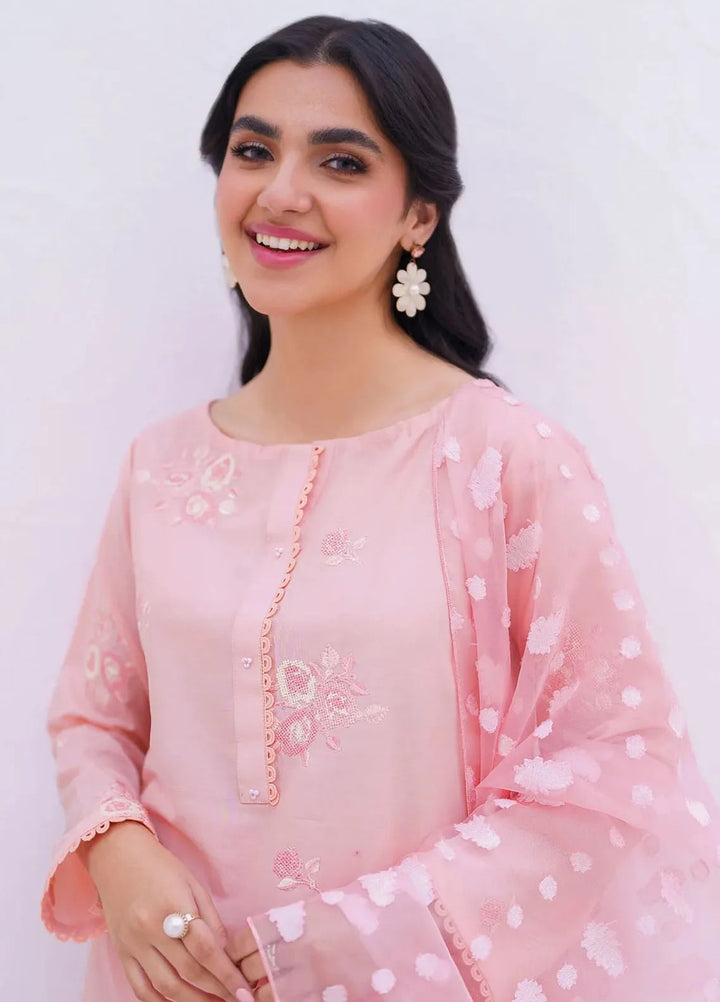 Panache Apparel Pret Embroidered Lawn 3 Piece Suit Rouge