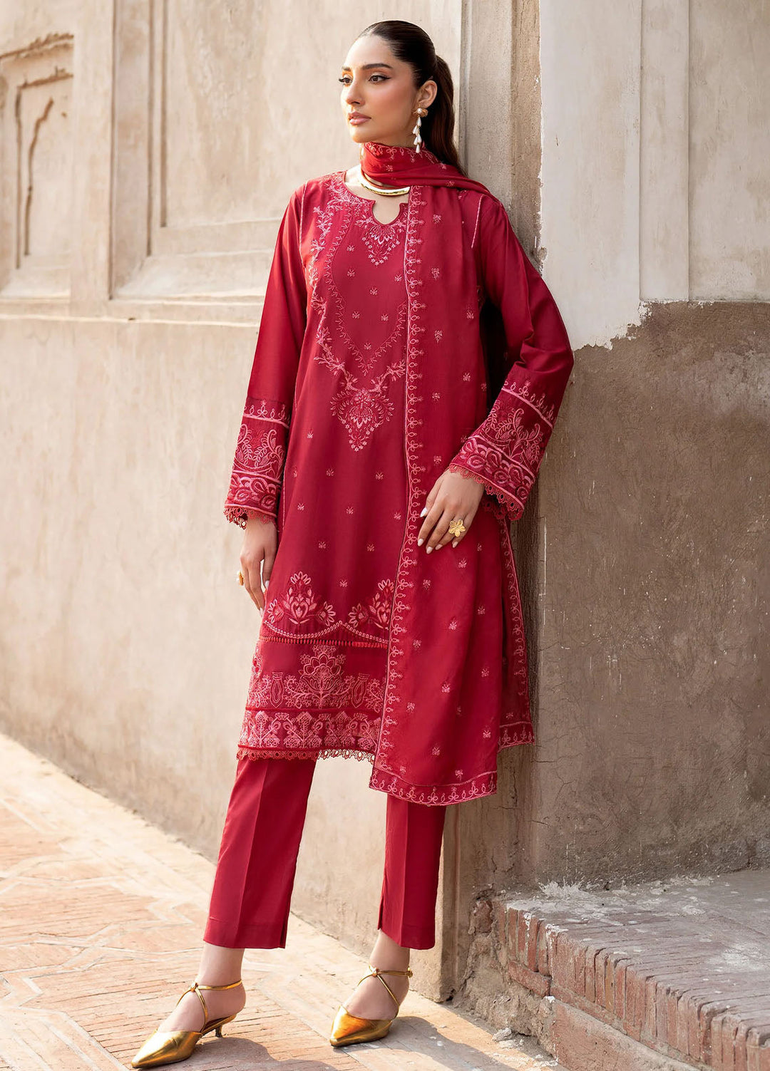 Panache Apparel Pret Embroidered Lawn 2 Piece Suit Taranum