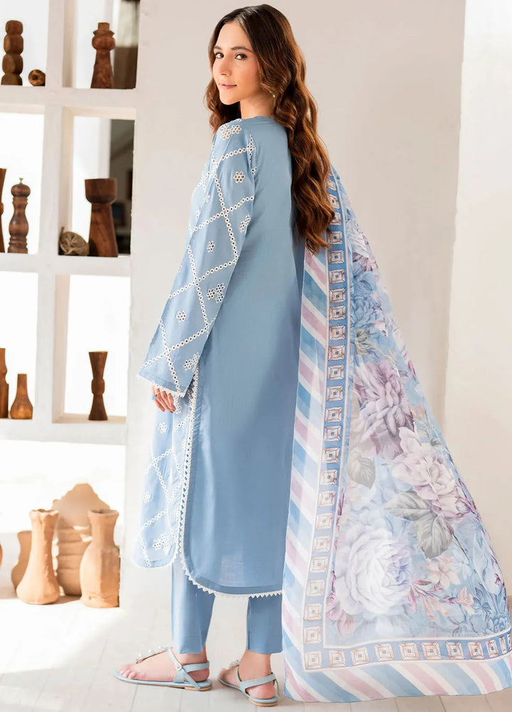 Panache Apparel Pret Embroidered Lawn 3 Piece Suit Vivid