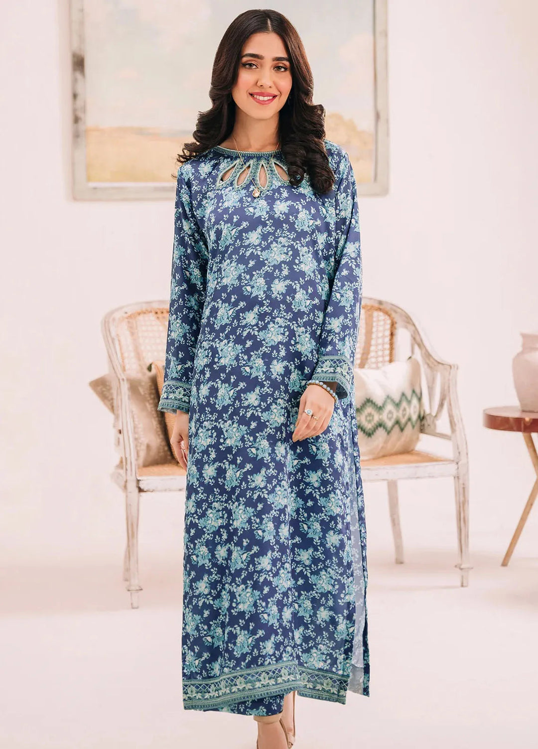 Panache Apparel Pret Embroidered Lawn 3 Piece Suit Waves
