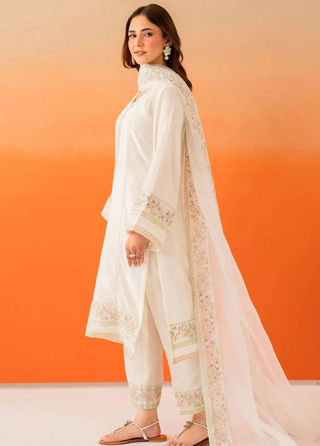 Panache Apparel Pret Embroidered Viscose 3 Piece Suit Nezhia