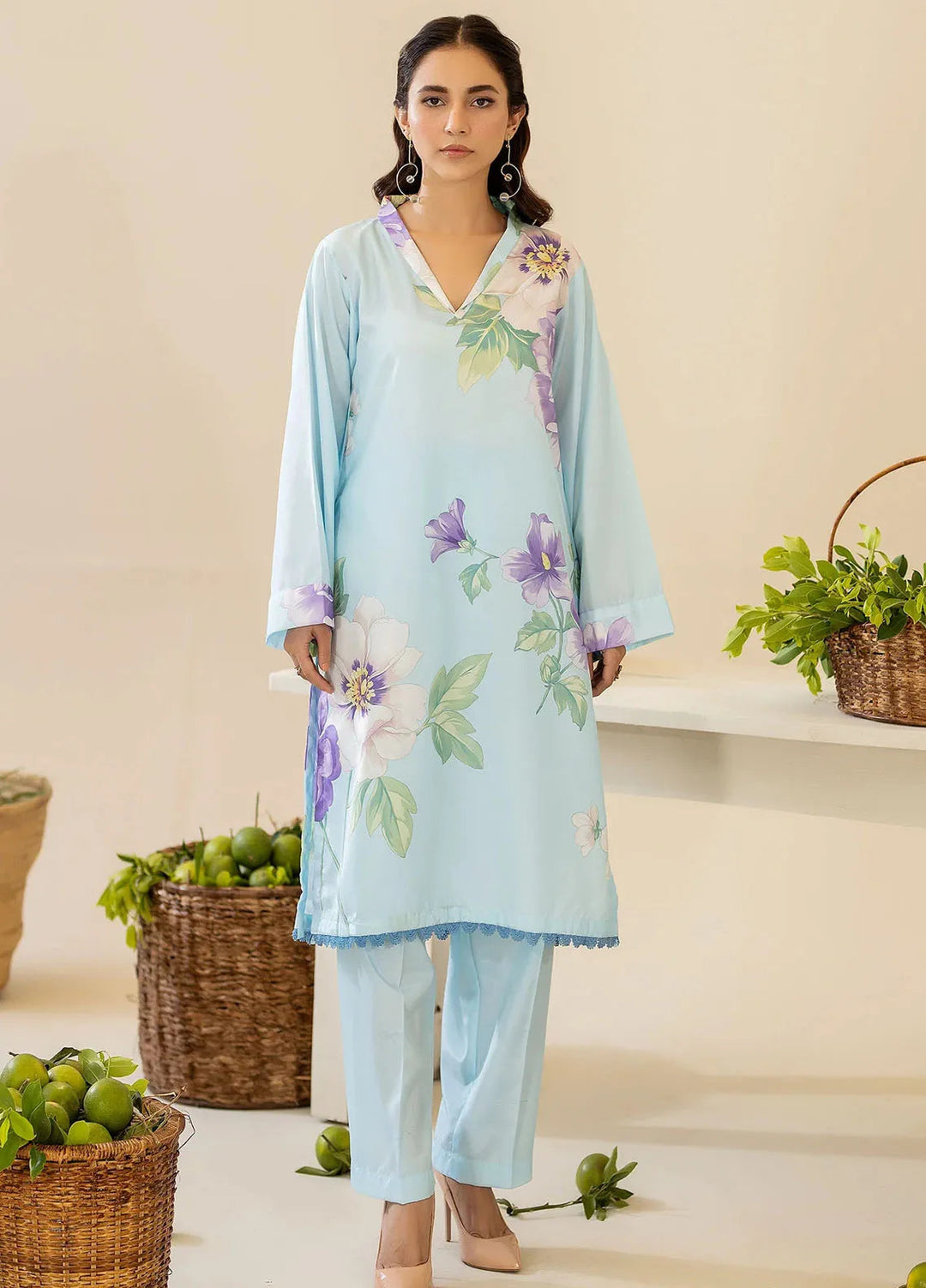Panache Apparel Pret Printed Crepe 2 Piece Suit Astra