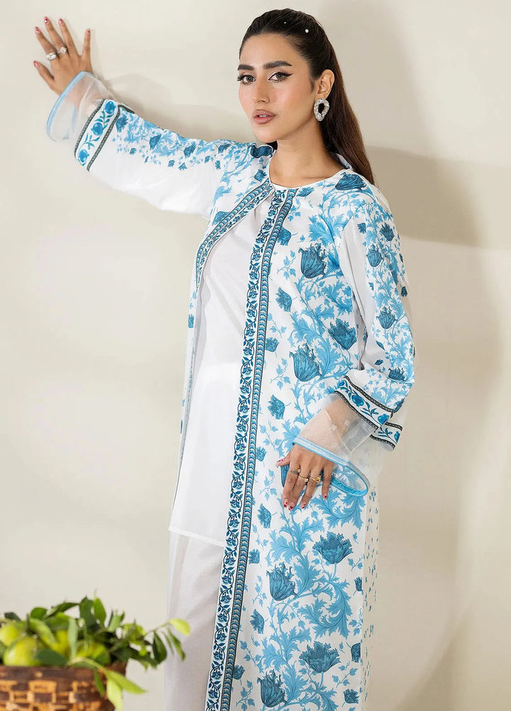 Panache Apparel Pret Printed Crepe 2 Piece Suit Lake