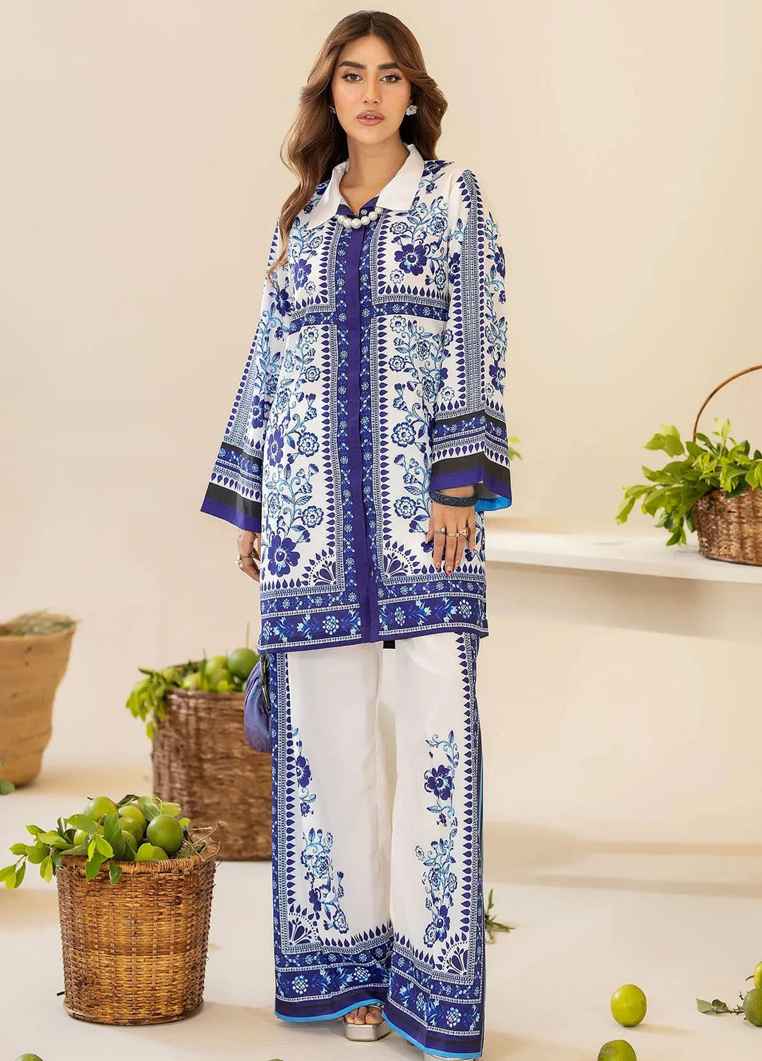 Panache Apparel Pret Printed Crepe 2 Piece Suit Oriel