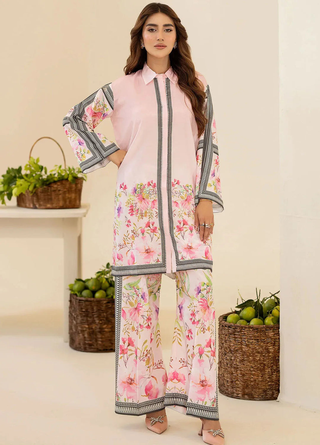 Panache Apparel Pret Printed Crepe 2 Piece Suit Syra