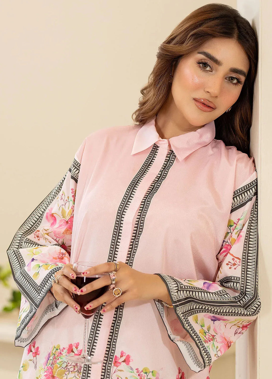 Panache Apparel Pret Printed Crepe 2 Piece Suit Syra