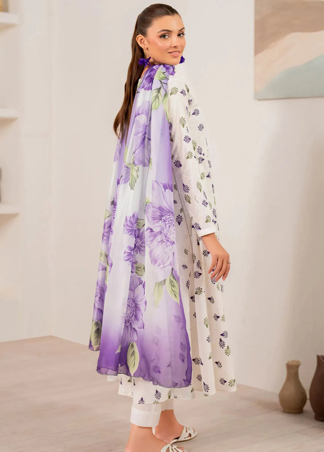 Panache Apparel Pret Printed Lawn 3 Piece Suit Fable