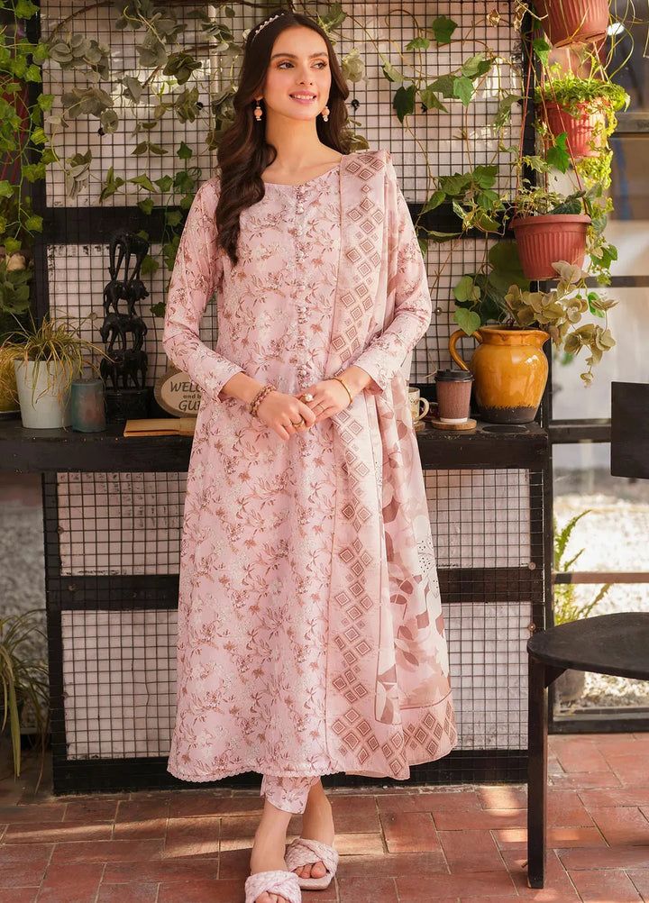 Panache Apparel Pret Printed Lawn 3 Piece Suit Flamingo